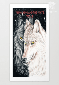 Alpha king and the white wolf 