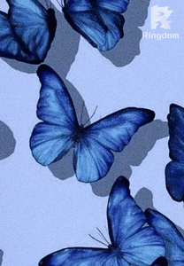 mariposa azul