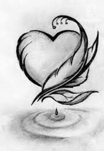 Corazón de pluma❤️